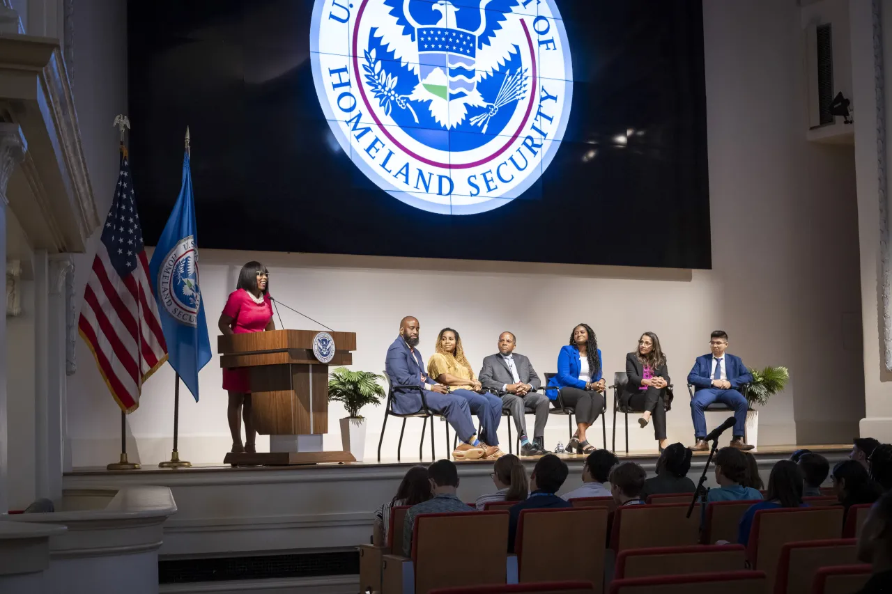 Image: Department of Homeland Security (DHS), Day Engagement Event with World Strides and Atlanta University Center Consortium(AUCC) (024)