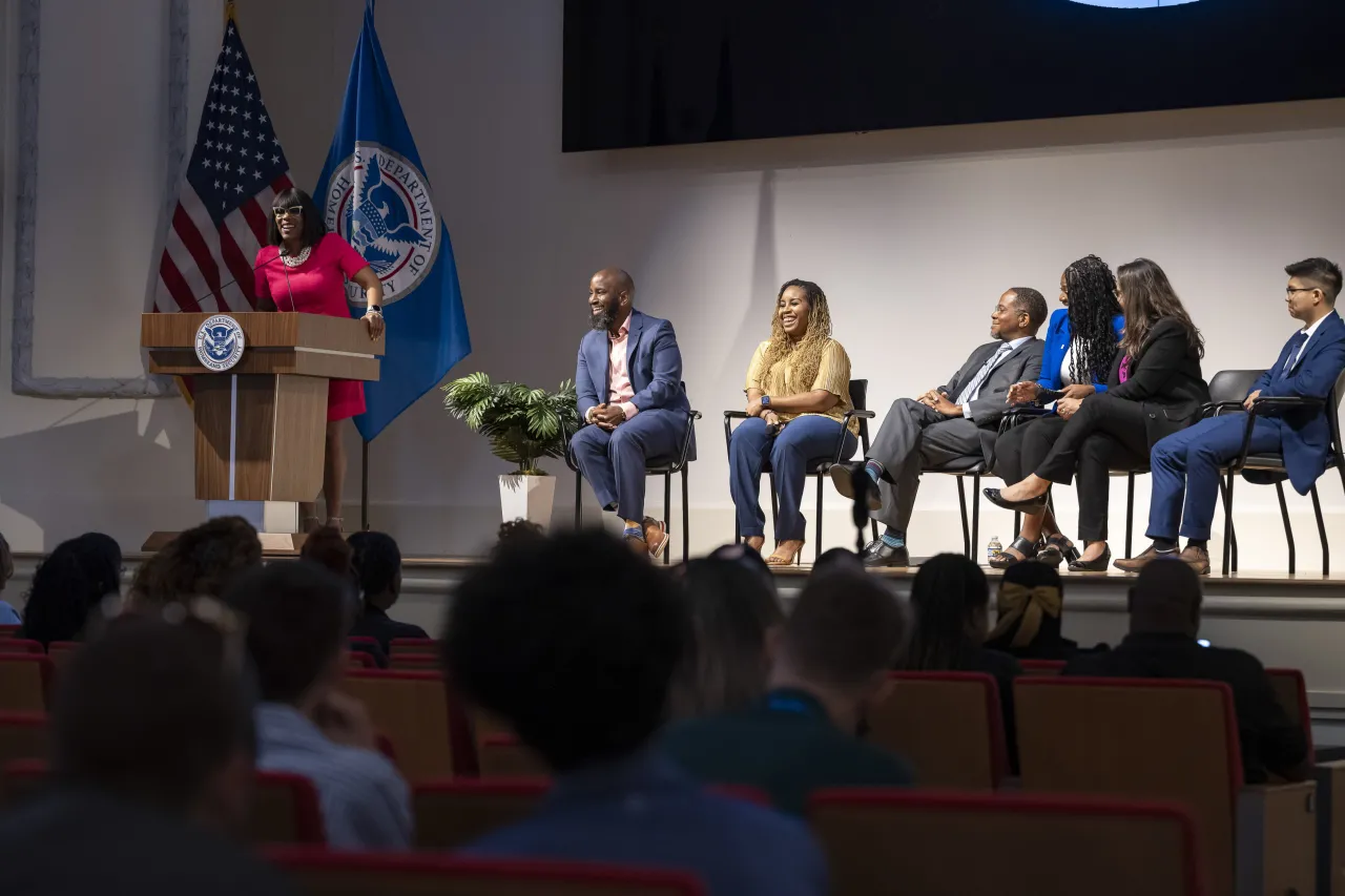 Image: Department of Homeland Security (DHS), Day Engagement Event with World Strides and Atlanta University Center Consortium(AUCC) (028)