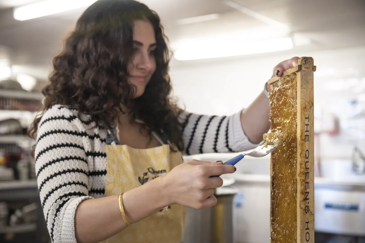 Image: DHS Members Participate in Third Annual St. Elizabeths Honey Extraction (004)