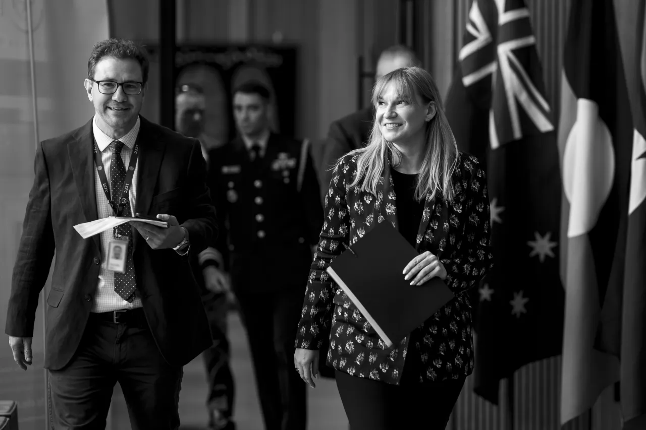 Image: DHS Senior Official Performing the Duties of the Deputy Secretary Kristie Canegallo Speaks at a Global Entry Announcement with Australia  (001)