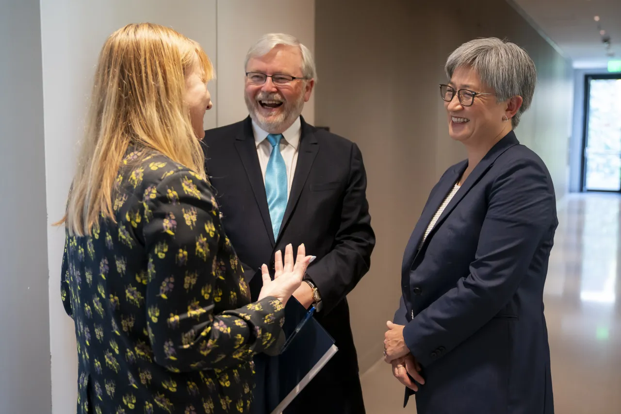 Image: DHS Senior Official Performing the Duties of the Deputy Secretary Kristie Canegallo Speaks at a Global Entry Announcement with Australia  (002)