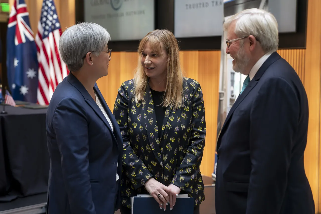 Image: DHS Senior Official Performing the Duties of the Deputy Secretary Kristie Canegallo Speaks at a Global Entry Announcement with Australia  (014)