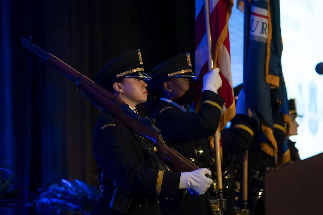 Image: DHS Senior Official Performing the Duties of the Deputy Secretary Kristie Canegallo Speaks During the Opening Ceremonies at WIFLE  (008)