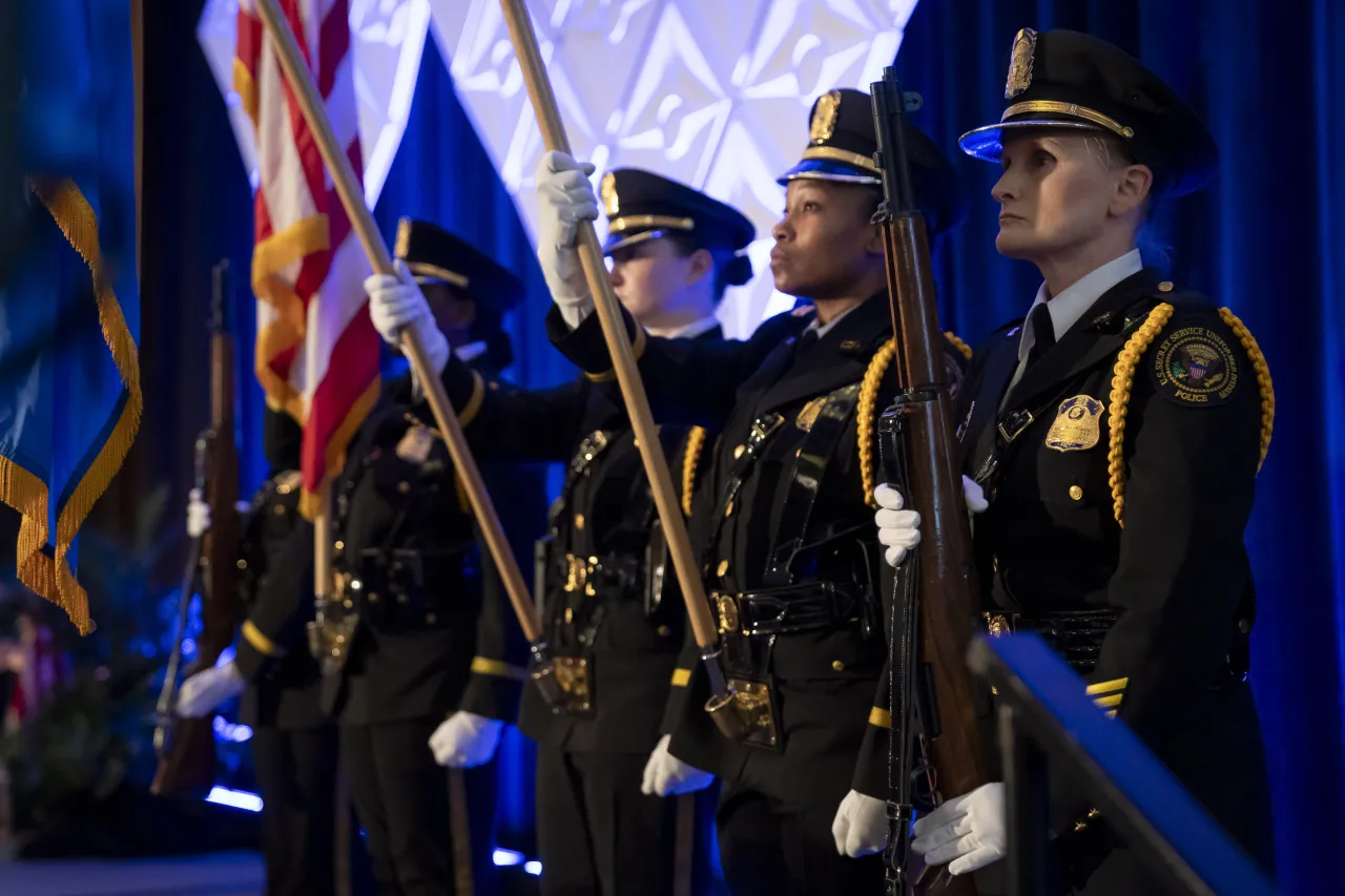 Image: DHS Senior Official Performing the Duties of the Deputy Secretary Kristie Canegallo Speaks During the Opening Ceremonies at WIFLE  (012)