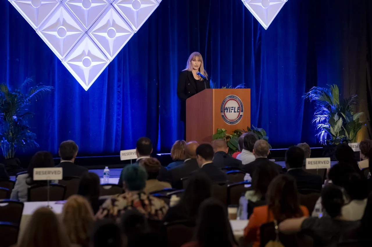 Image: DHS Senior Official Performing the Duties of the Deputy Secretary Kristie Canegallo Speaks During the Opening Ceremonies at WIFLE  (019)