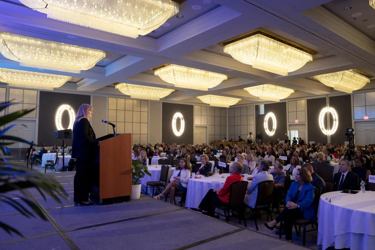 Image: DHS Senior Official Performing the Duties of the Deputy Secretary Kristie Canegallo Speaks During the Opening Ceremonies at WIFLE  (020)