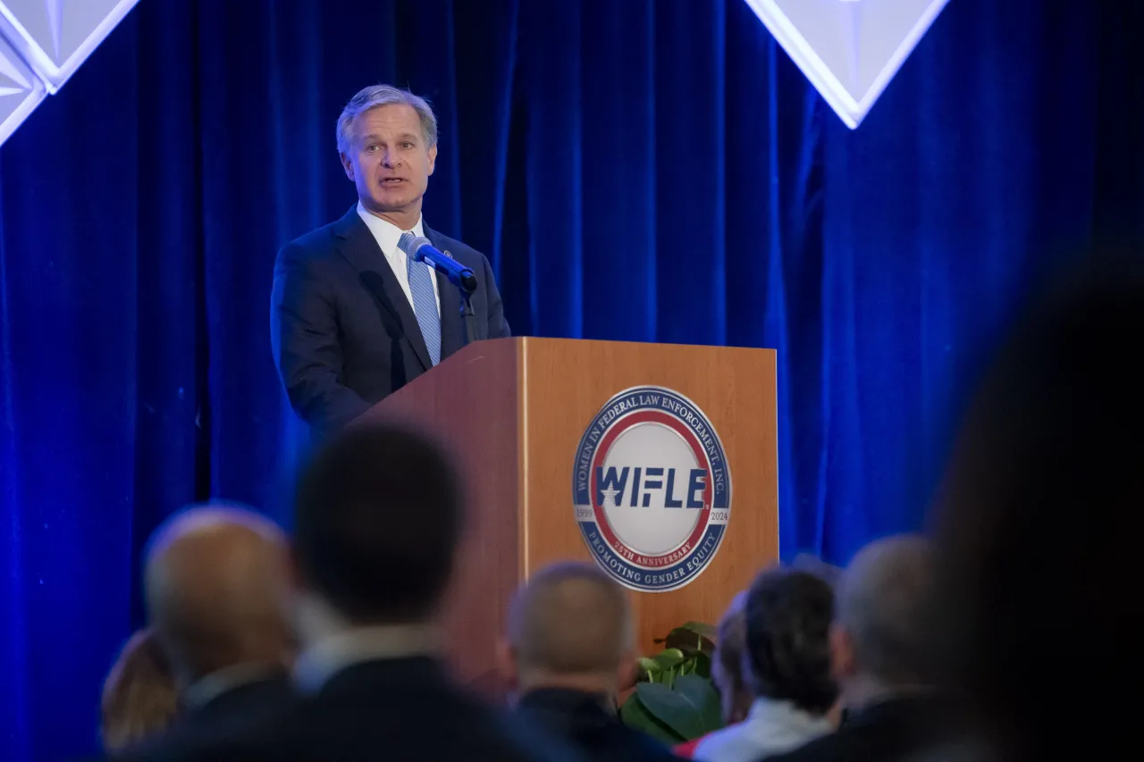 Image: DHS Senior Official Performing the Duties of the Deputy Secretary Kristie Canegallo Speaks During the Opening Ceremonies at WIFLE  (022)