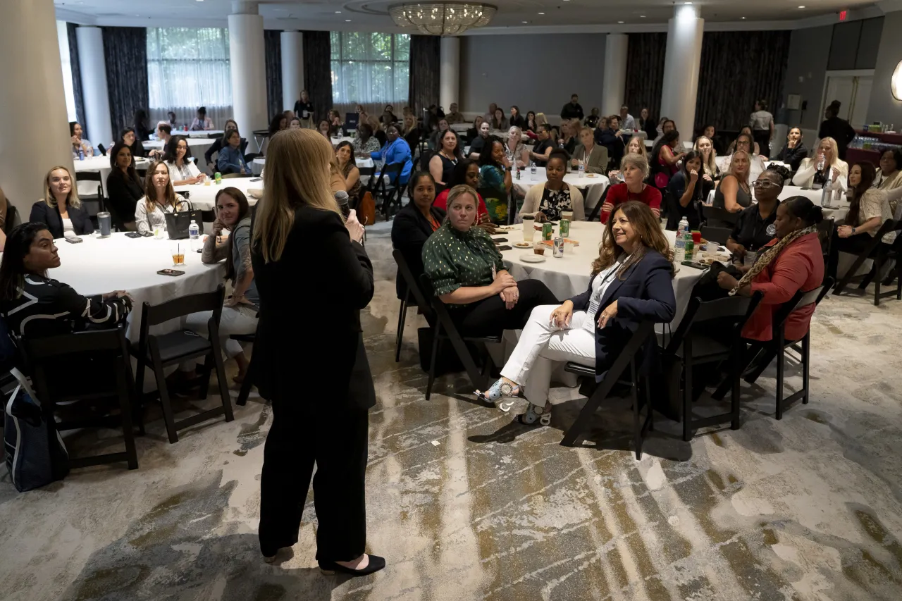 Image: DHS Senior Official Performing the Duties of the Deputy Secretary Kristie Canegallo Speaks to DHS WIFLE Attendees   (031)