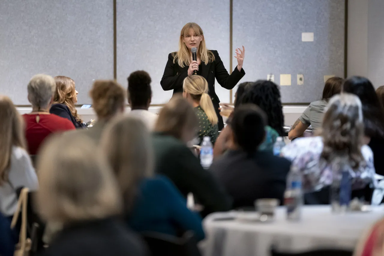 Image: DHS Senior Official Performing the Duties of the Deputy Secretary Kristie Canegallo Speaks to DHS WIFLE Attendees   (039)