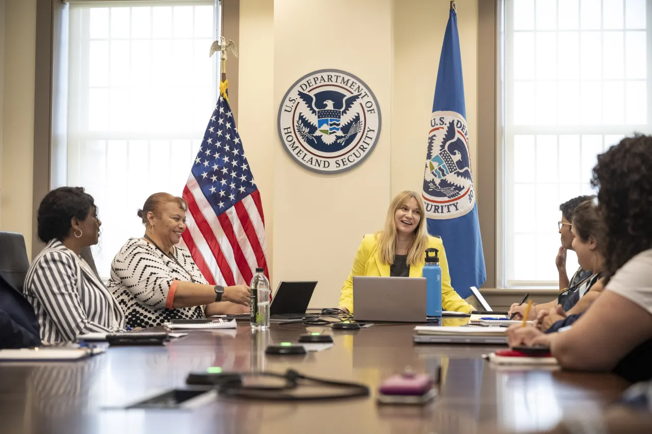 Image: DHS Senior Official Performing the Duties of the Deputy Secretary Kristie Canegallo Attends a Meeting with the Enlisted Employment Opportunity and Diversity Directors’ Council
 (004)