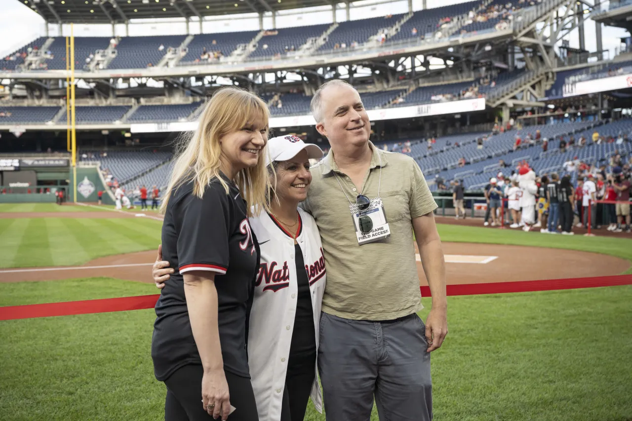 Image: Department of Homeland Security(DHS) Senior Official Performing the Duties of the Deputy Secretary,Kristie Canegallo attends a women in law enforcement pregame recognition at National’s Stadium (014)