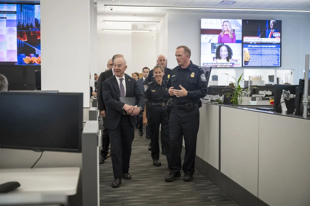 Image: DHS Secretary Alejandro Mayorkas Visits the CBP NTC (005)