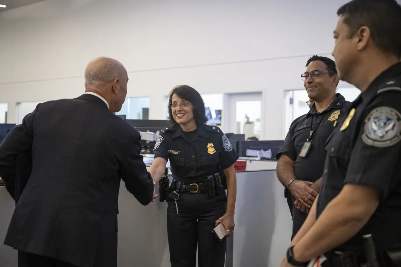 Image: DHS Secretary Alejandro Mayorkas Visits the CBP NTC (014)