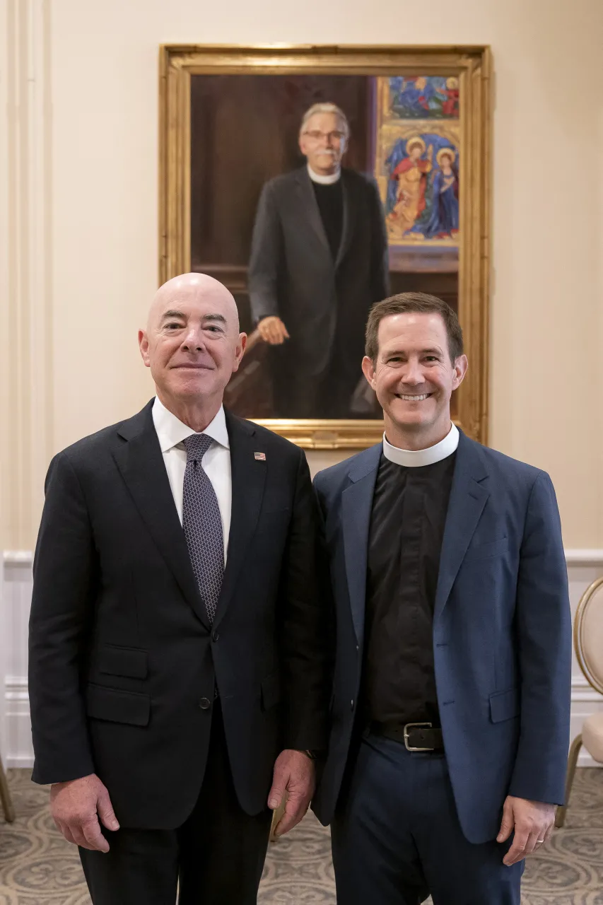 Image: DHS Secretary Alejandro Mayorkas Participates in a Speaker Series at St. John’s Church  (007)