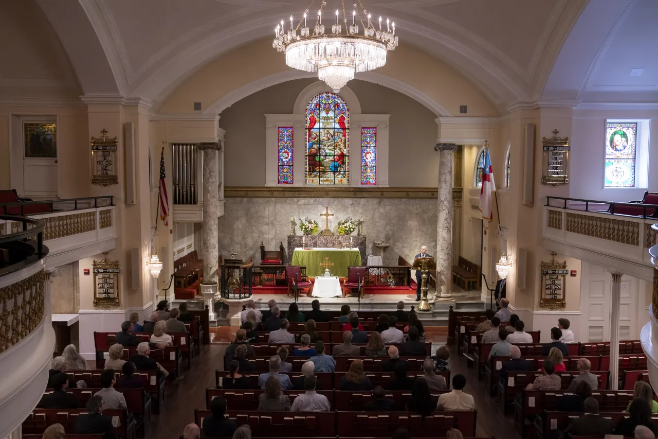 Image: DHS Secretary Alejandro Mayorkas Participates in a Speaker Series at St. John’s Church  (013)