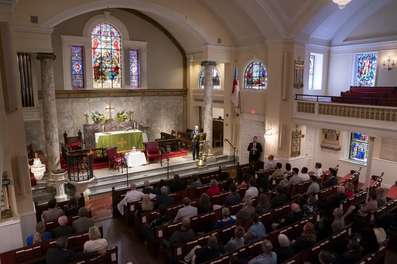 Image: DHS Secretary Alejandro Mayorkas Participates in a Speaker Series at St. John’s Church  (014)