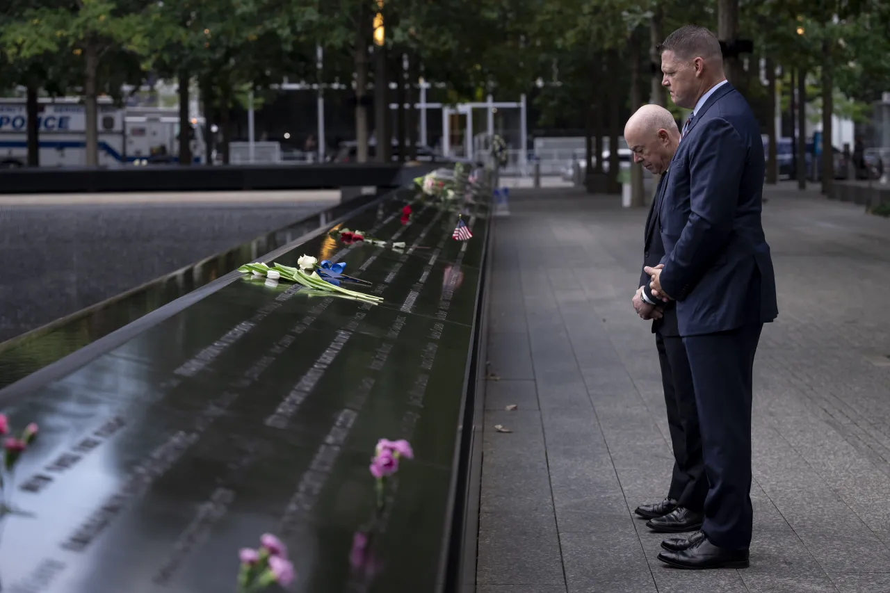 Image: DHS Secretary Alejandro Mayorkas Attends the NYC 9/11 Remembrance Ceremony (008)