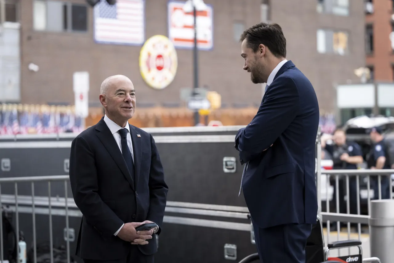 Image: DHS Secretary Alejandro Mayorkas Attends the NYC 9/11 Remembrance Ceremony (027)