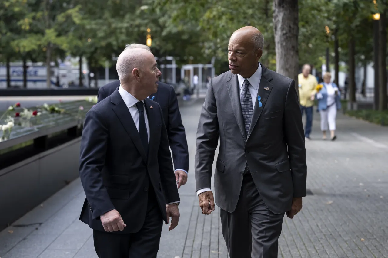 Image: DHS Secretary Alejandro Mayorkas Attends the NYC 9/11 Remembrance Ceremony (039)