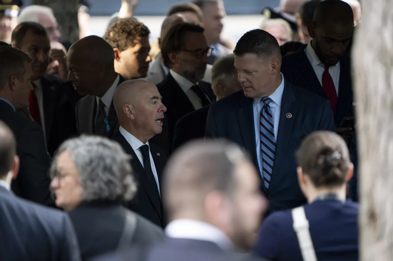 Image: DHS Secretary Alejandro Mayorkas Attends the NYC 9/11 Remembrance Ceremony (049)