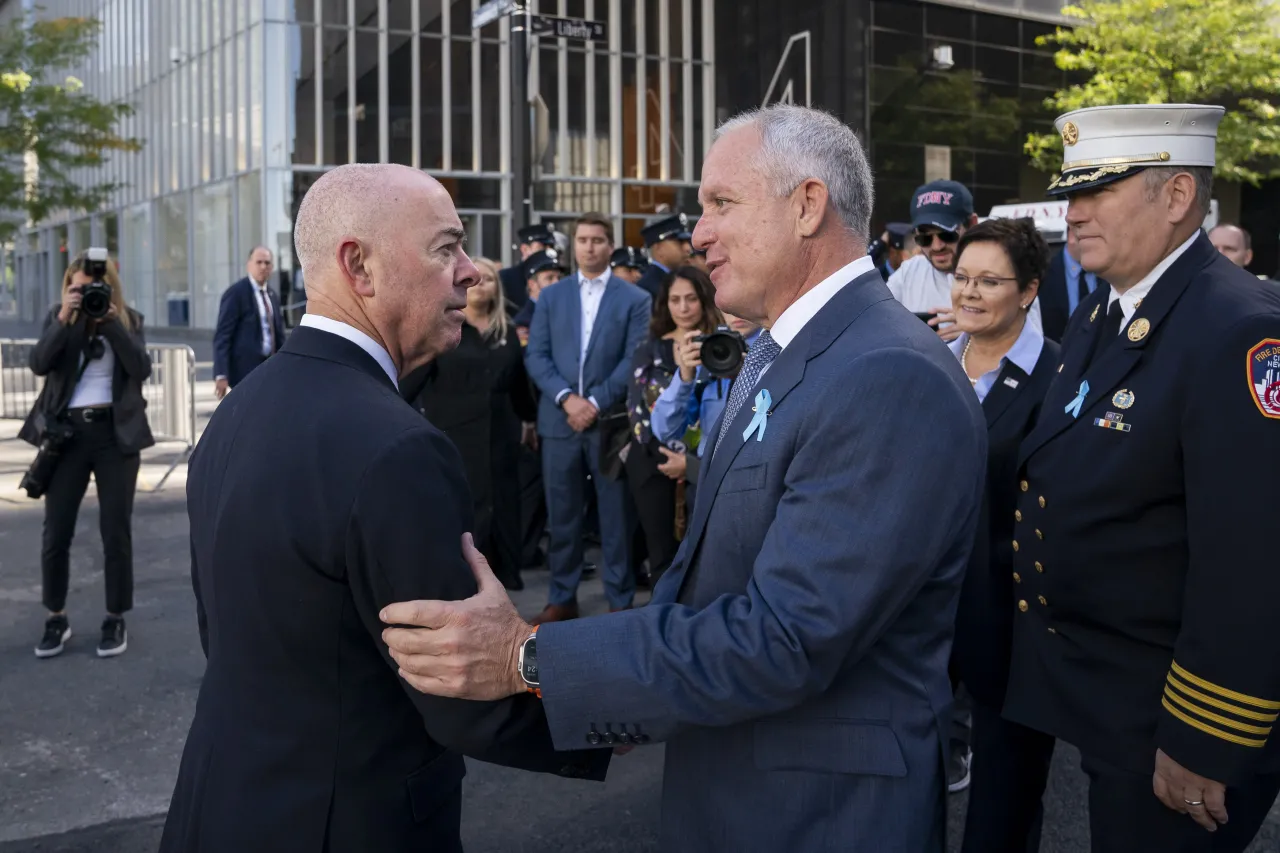 Image: DHS Secretary Alejandro Mayorkas Attends the NYC 9/11 Remembrance Ceremony (062)