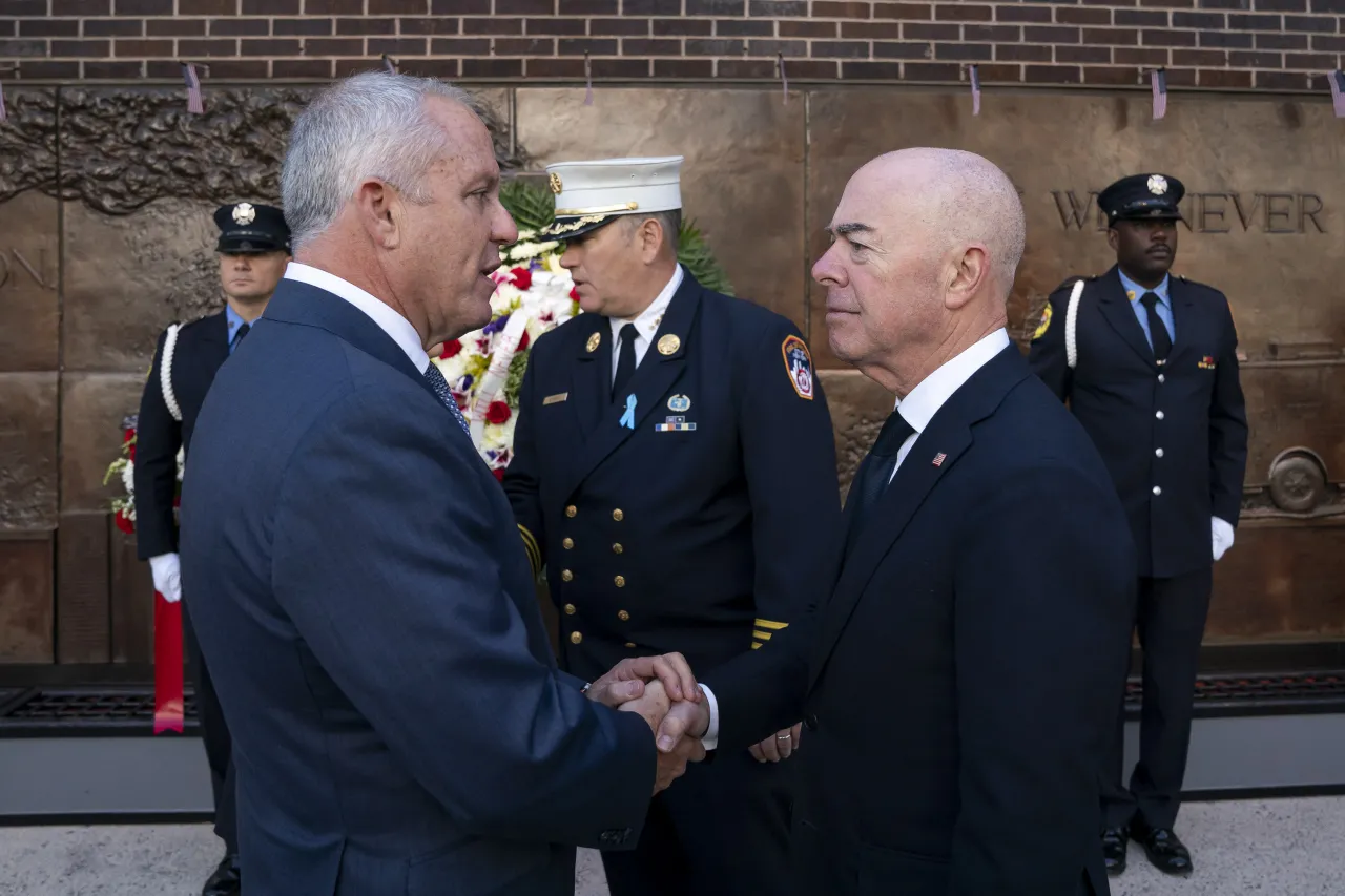 Image: DHS Secretary Alejandro Mayorkas Attends the NYC 9/11 Remembrance Ceremony (064)