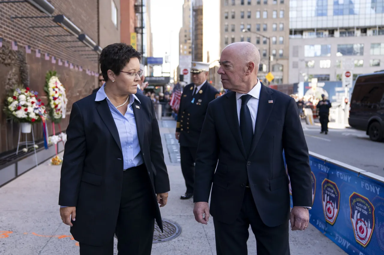 Image: DHS Secretary Alejandro Mayorkas Attends the NYC 9/11 Remembrance Ceremony (069)