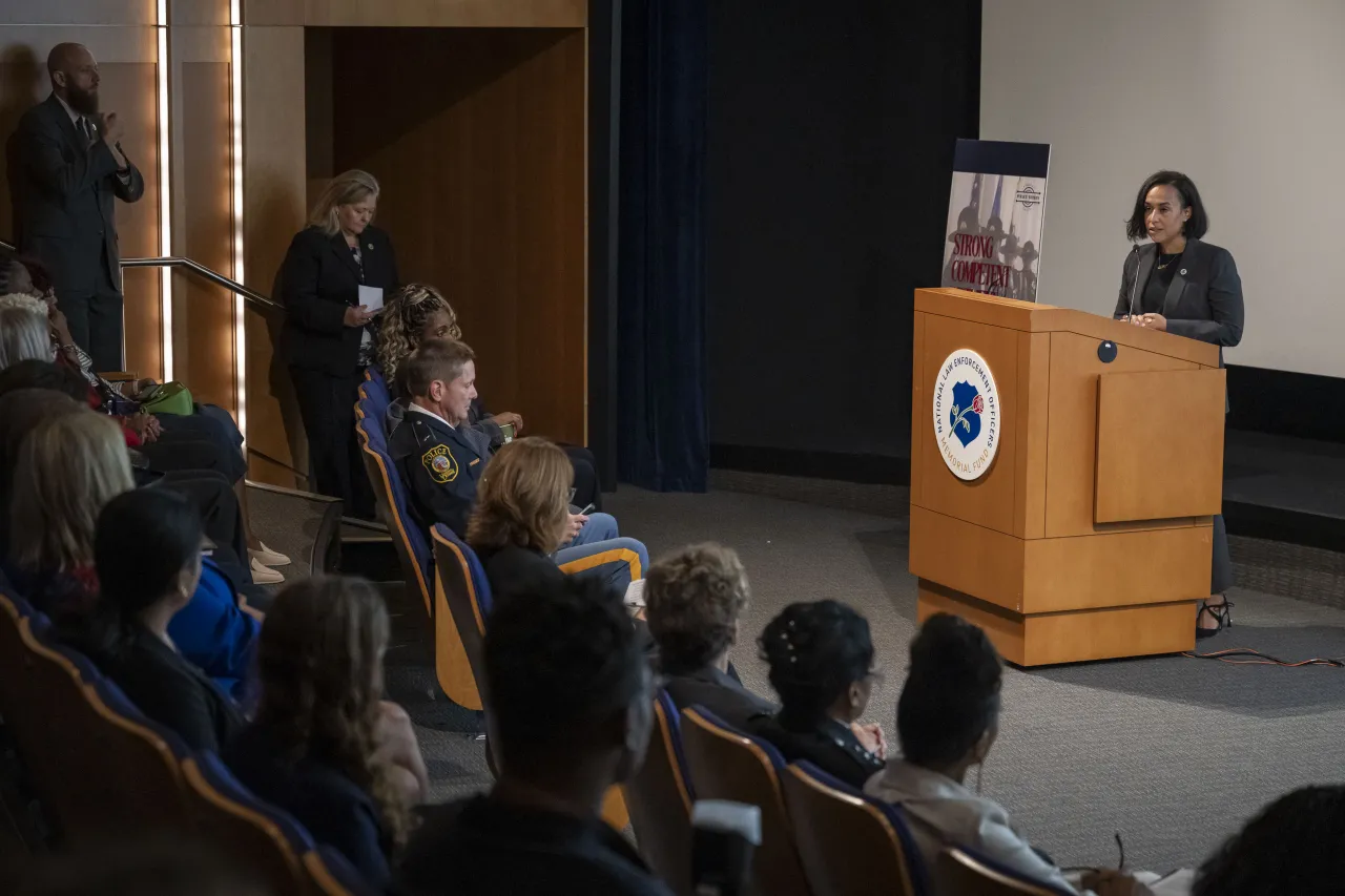 Image: DHS Deputy Chief of Staff, Kay Lord Fallon, Gives Remarks at a National Police Woman Day Event (006)