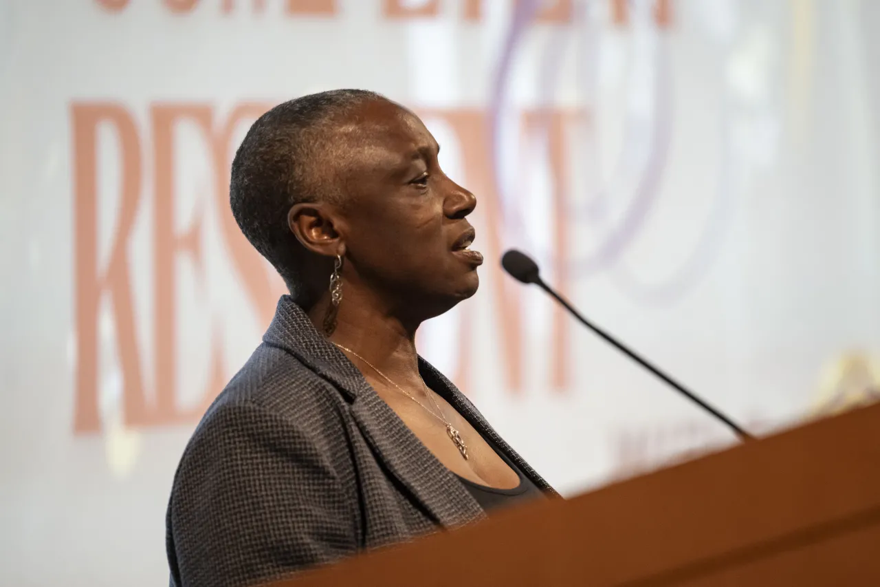 Image: DHS Deputy Chief of Staff, Kay Lord Fallon, Gives Remarks at a National Police Woman Day Event (018)