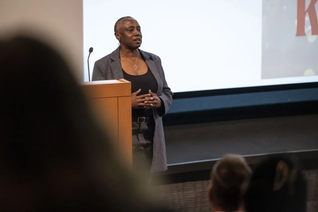 Image: DHS Deputy Chief of Staff, Kay Lord Fallon, Gives Remarks at a National Police Woman Day Event (019)