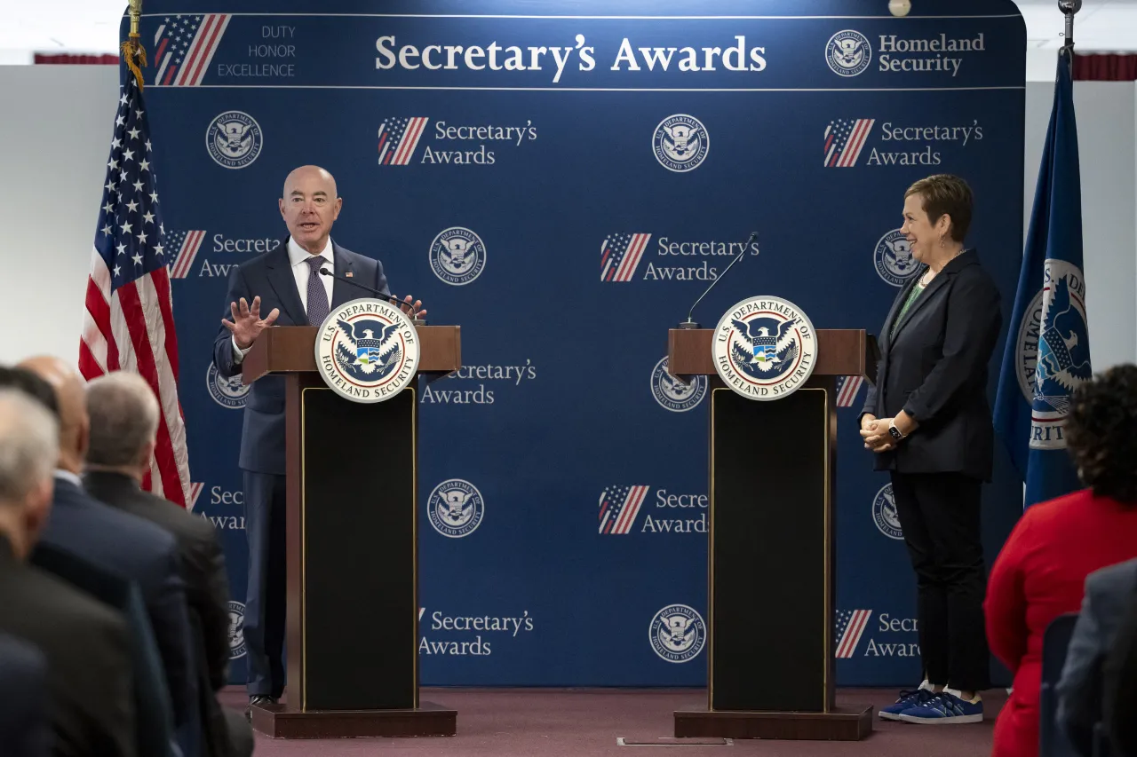 Image: DHS Secretary Alejandro Mayorkas Presents the 2024 Secretary’s Awards (001)