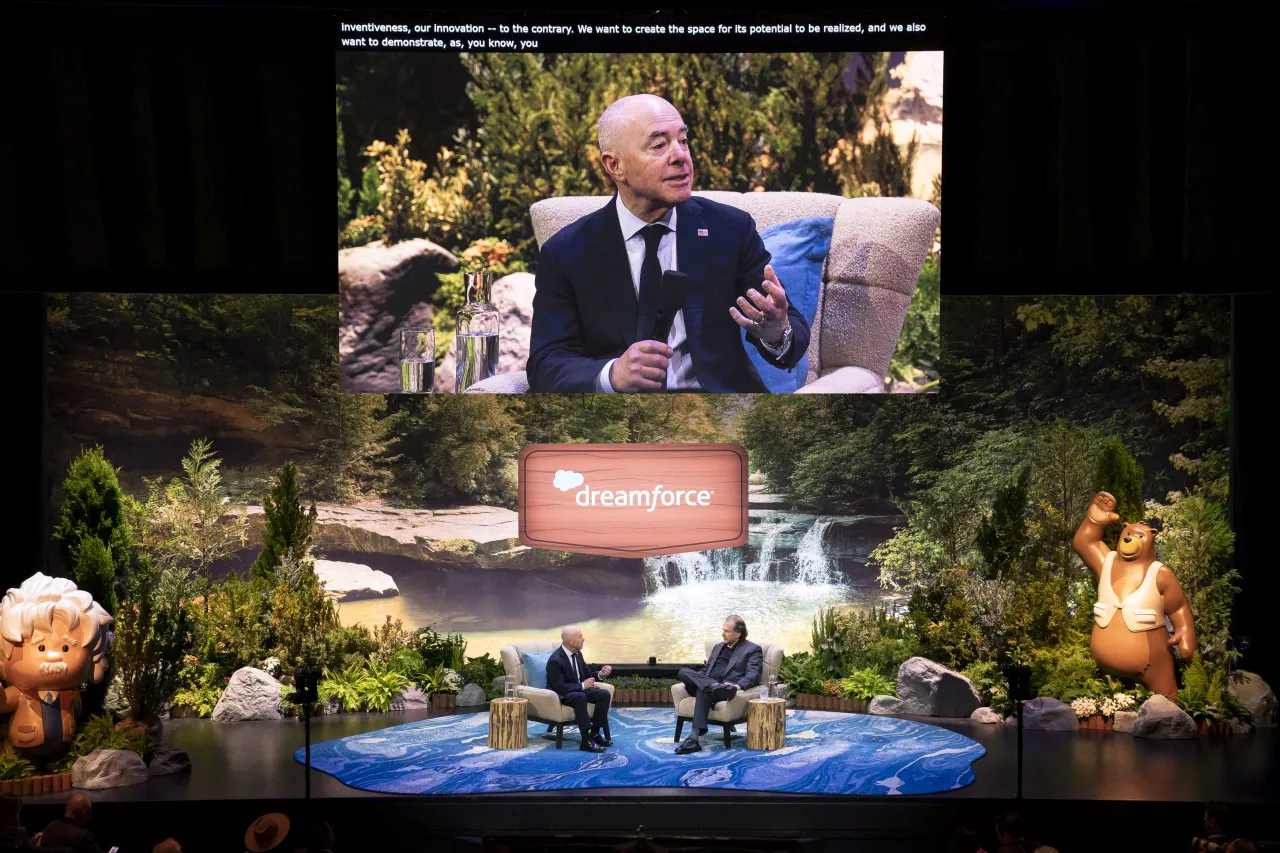 Image: DHS Secretary Alejandro Mayorkas Participates in a Fireside Chat at Dreamforce 2024 (005)