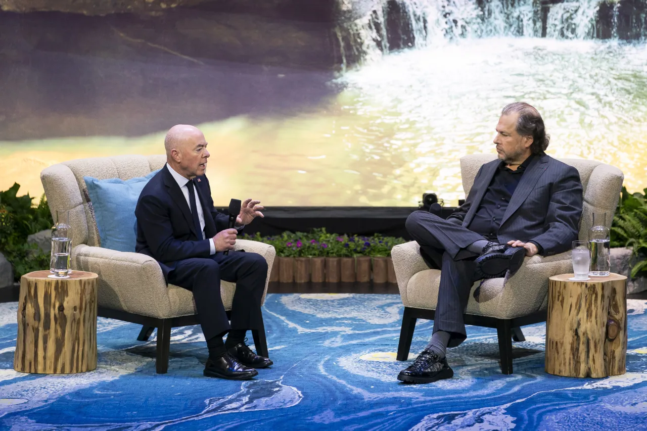 Image: DHS Secretary Alejandro Mayorkas Participates in a Fireside Chat at Dreamforce 2024 (006)