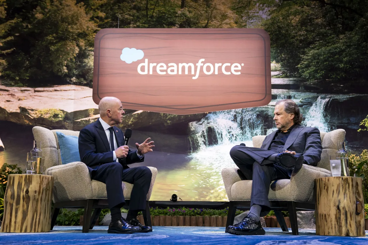 Image: DHS Secretary Alejandro Mayorkas Participates in a Fireside Chat at Dreamforce 2024 (009)