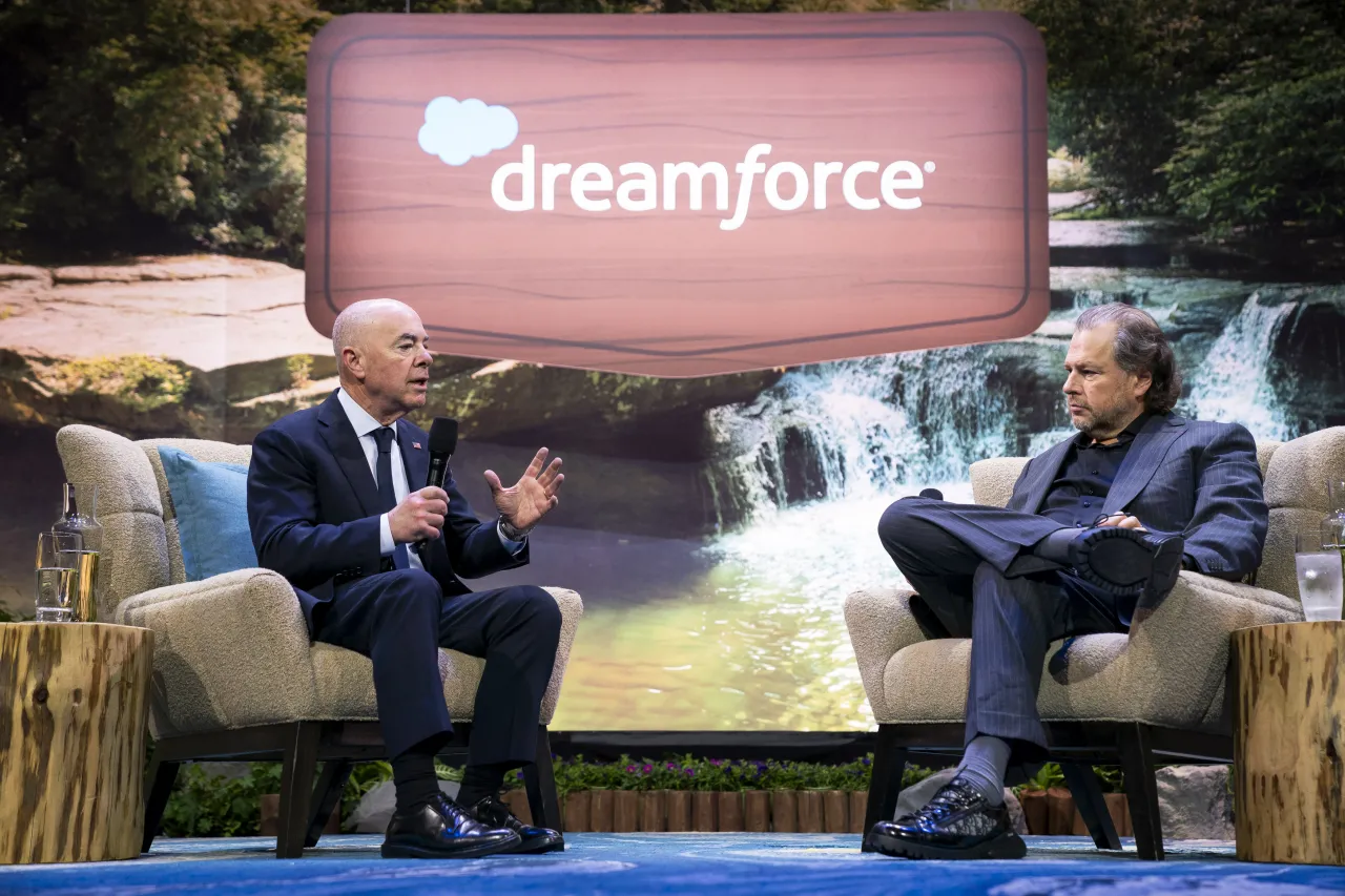 Image: DHS Secretary Alejandro Mayorkas Participates in a Fireside Chat at Dreamforce 2024 (011)