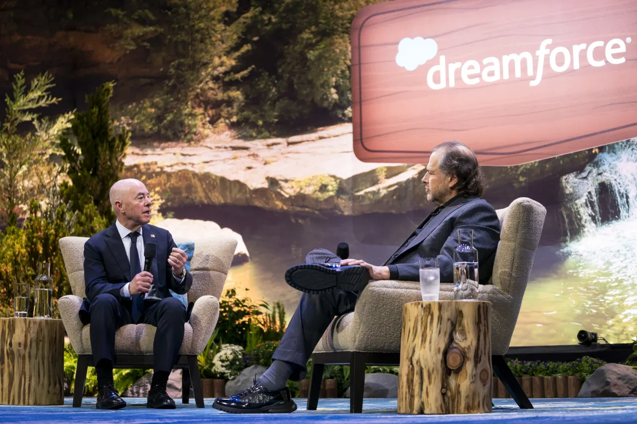 Image: DHS Secretary Alejandro Mayorkas Participates in a Fireside Chat at Dreamforce 2024 (014)