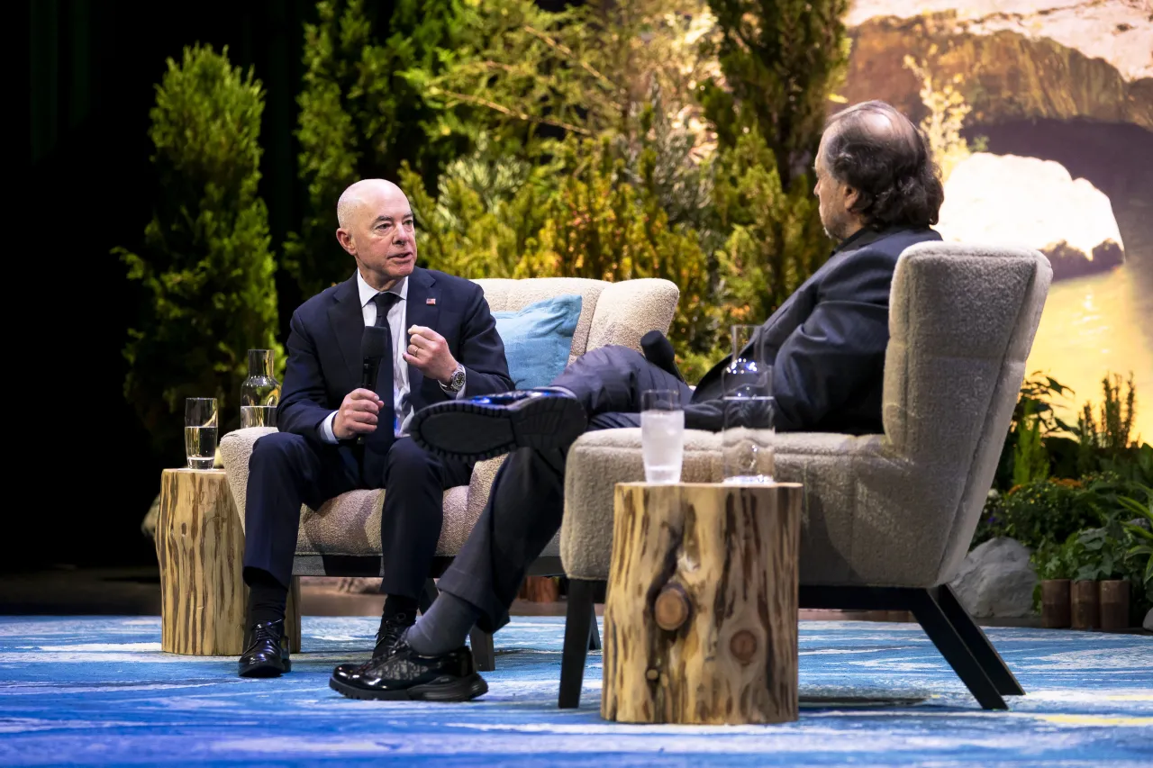 Image: DHS Secretary Alejandro Mayorkas Participates in a Fireside Chat at Dreamforce 2024 (017)