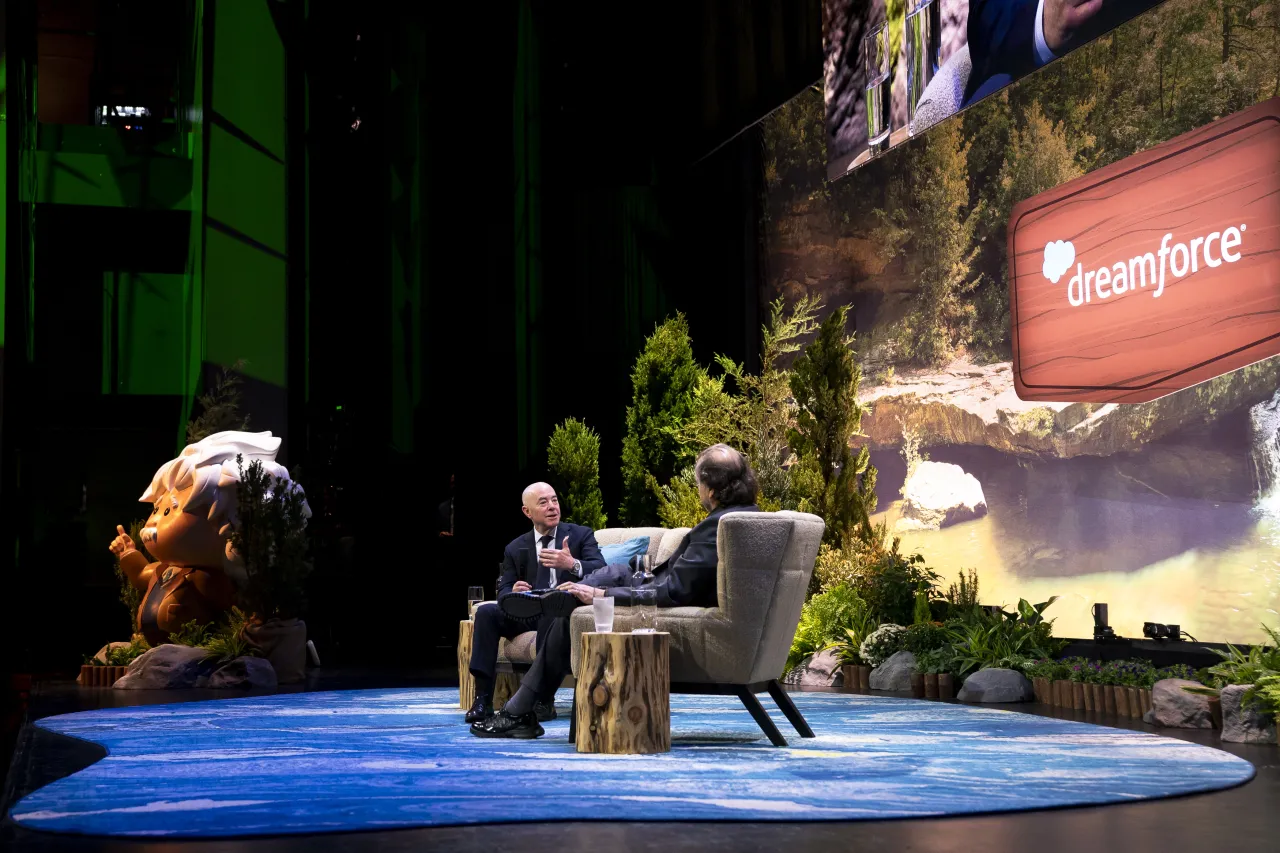 Image: DHS Secretary Alejandro Mayorkas Participates in a Fireside Chat at Dreamforce 2024 (018)