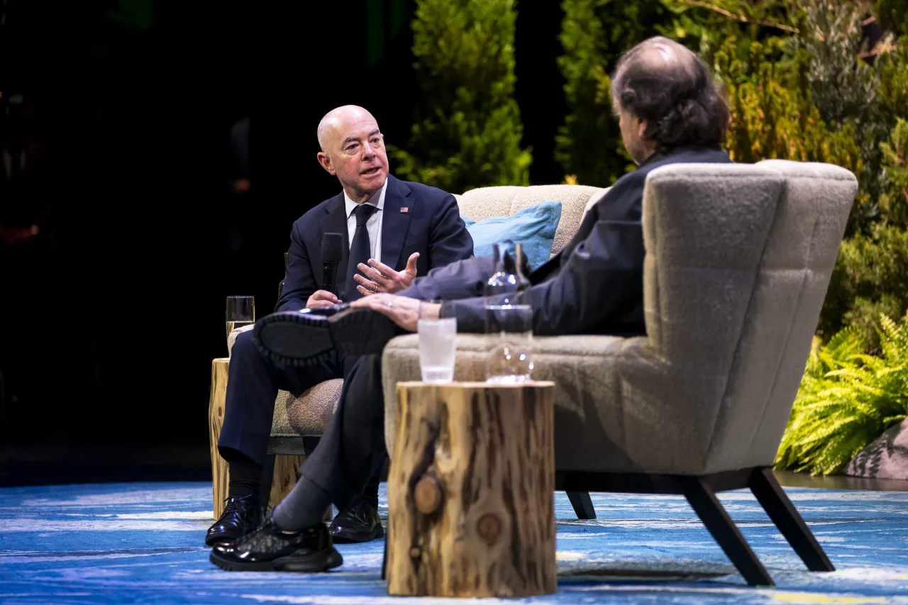 Image: DHS Secretary Alejandro Mayorkas Participates in a Fireside Chat at Dreamforce 2024 (019)