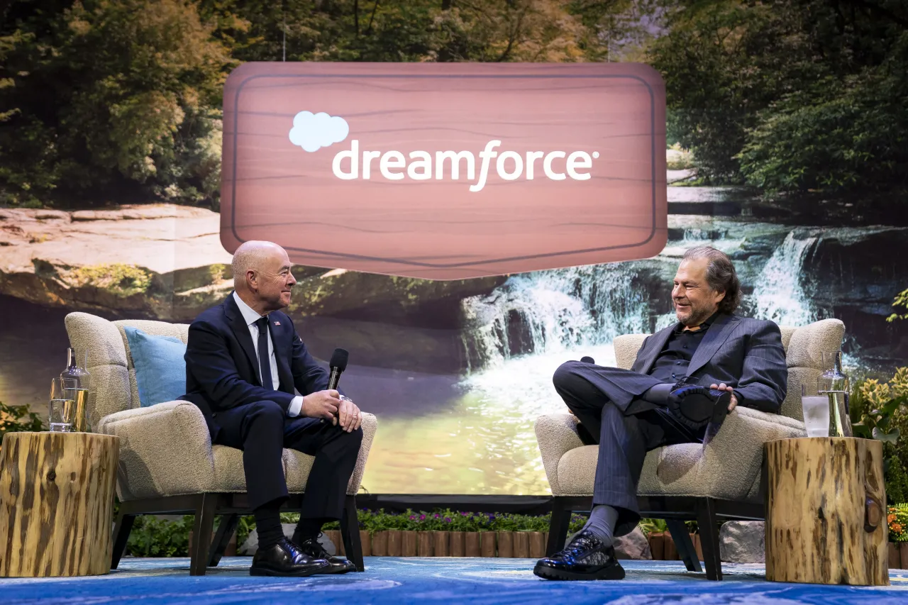 Image: DHS Secretary Alejandro Mayorkas Participates in a Fireside Chat at Dreamforce 2024 (022)