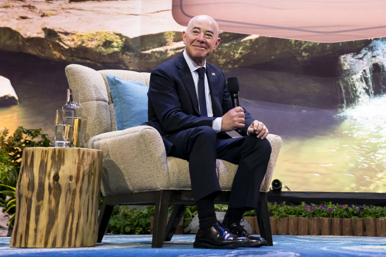 Image: DHS Secretary Alejandro Mayorkas Participates in a Fireside Chat at Dreamforce 2024 (023)