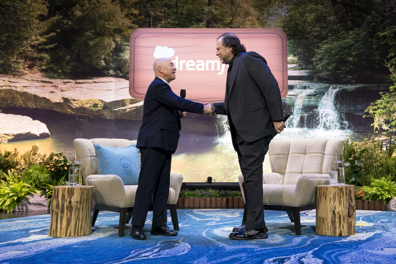 Image: DHS Secretary Alejandro Mayorkas Participates in a Fireside Chat at Dreamforce 2024 (027)