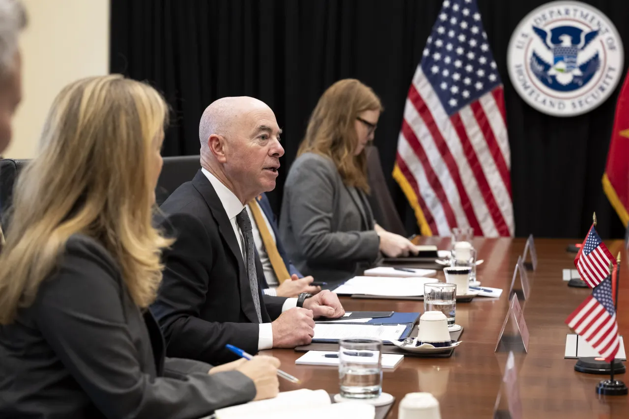 Image: DHS Secretary Alejandro Mayorkas Participates in a Bilateral Meeting with Vietnamese Minister of Public Security (010)