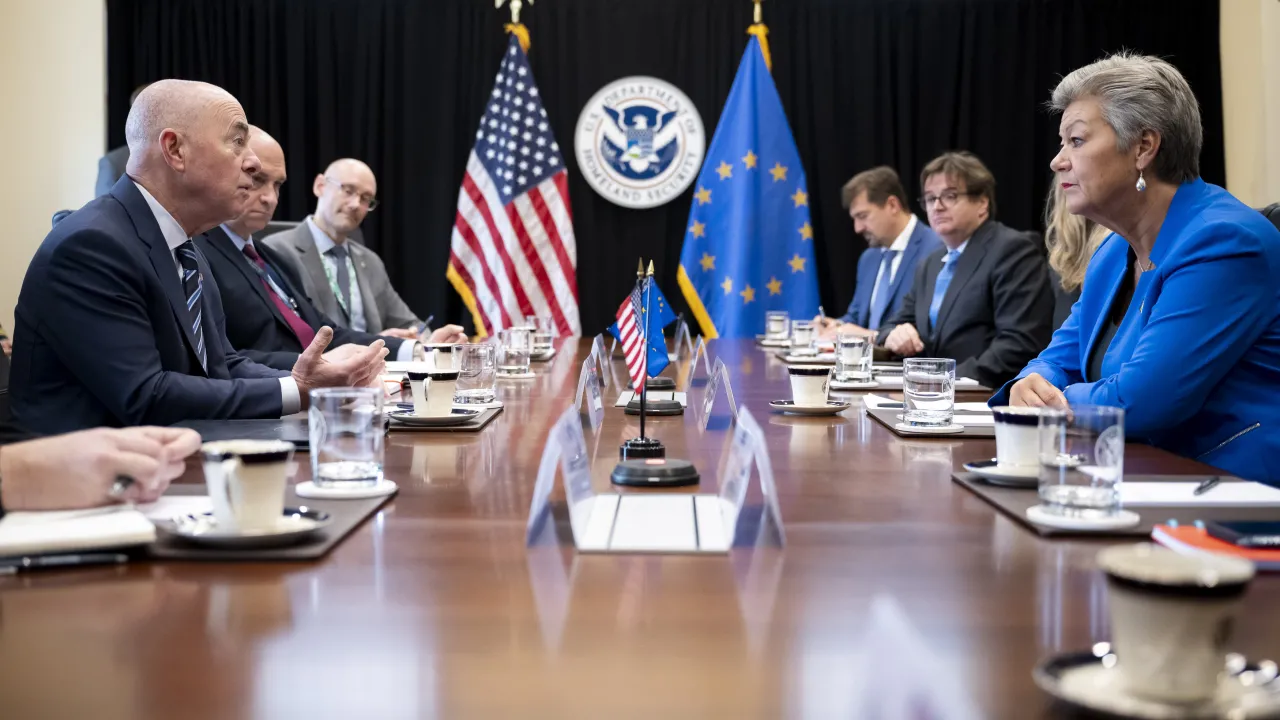 Image: DHS Secretary Alejandro Mayorkas Participates in a Bilateral Meeting with European Commissioner for Home Affairs (010)