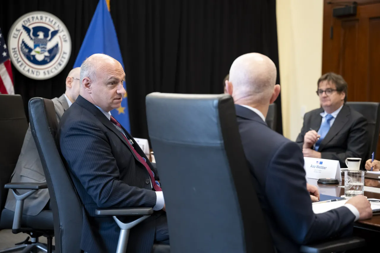 Image: DHS Secretary Alejandro Mayorkas Participates in a Bilateral Meeting with European Commissioner for Home Affairs (011)