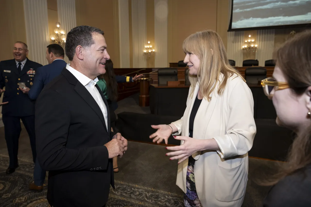 Image: DHS Senior Official Performing the Duties of the Deputy Secretary Kristie Canegallo Attends the 234th Birthday of the U.S. Coast Guard Celebration on Capitol Hill (002)