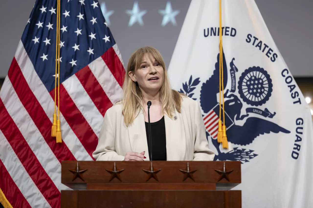 Image: DHS Senior Official Performing the Duties of the Deputy Secretary Kristie Canegallo Attends the 234th Birthday of the U.S. Coast Guard Celebration on Capitol Hill (012)