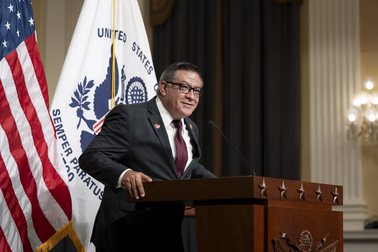 Image: DHS Senior Official Performing the Duties of the Deputy Secretary Kristie Canegallo Attends the 234th Birthday of the U.S. Coast Guard Celebration on Capitol Hill (018)