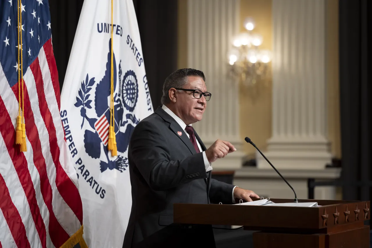 Image: DHS Senior Official Performing the Duties of the Deputy Secretary Kristie Canegallo Attends the 234th Birthday of the U.S. Coast Guard Celebration on Capitol Hill (019)