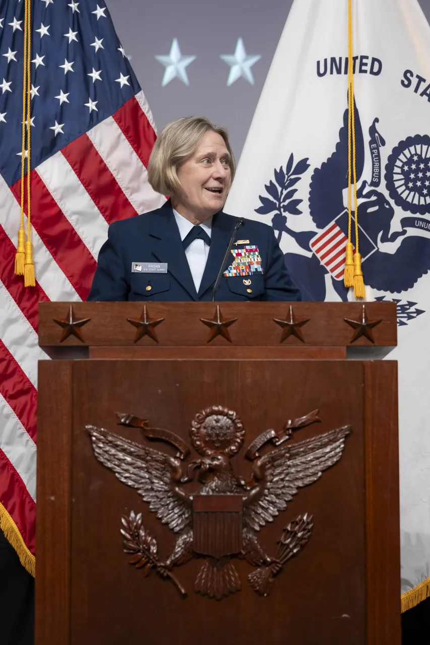 Image: DHS Senior Official Performing the Duties of the Deputy Secretary Kristie Canegallo Attends the 234th Birthday of the U.S. Coast Guard Celebration on Capitol Hill (023)